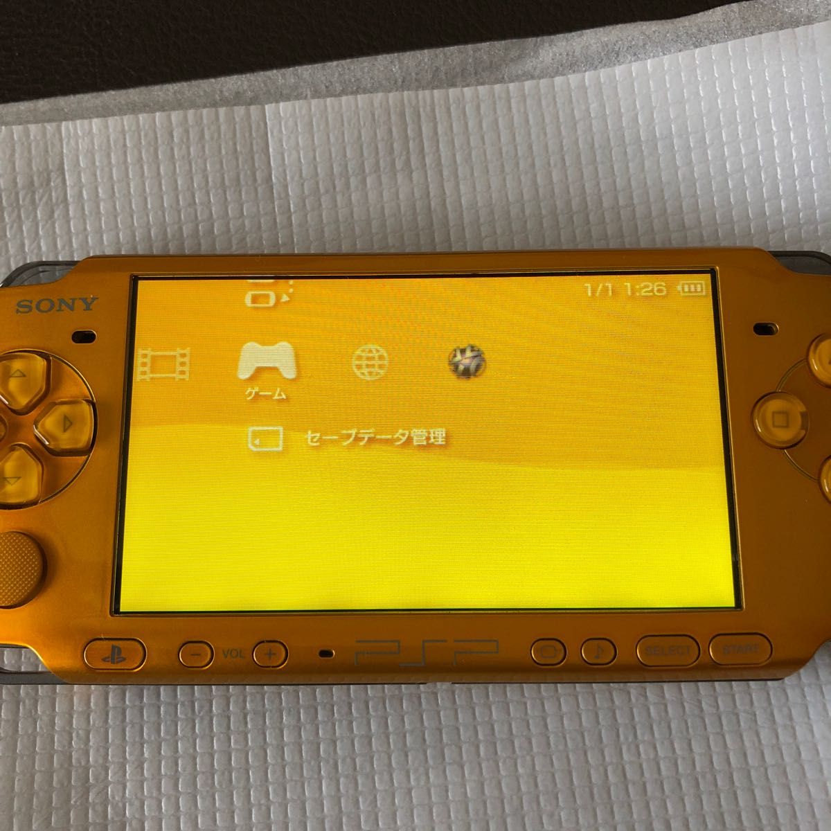 PSP-3000 SONY 箱付きブライトイエロー