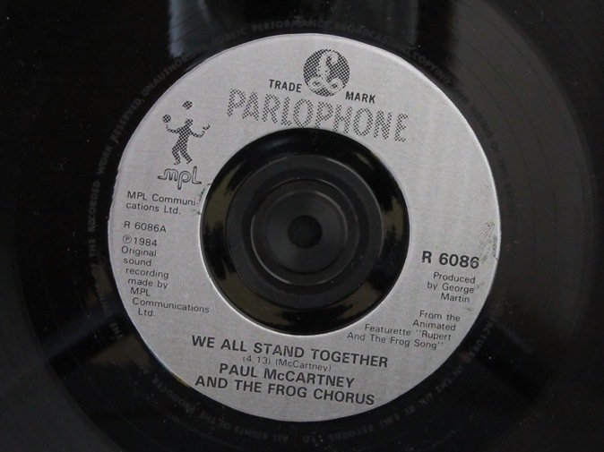 ７インチ★Paul McCARTNEY★We All Stand Together UK Parlophone オリジナル_画像3