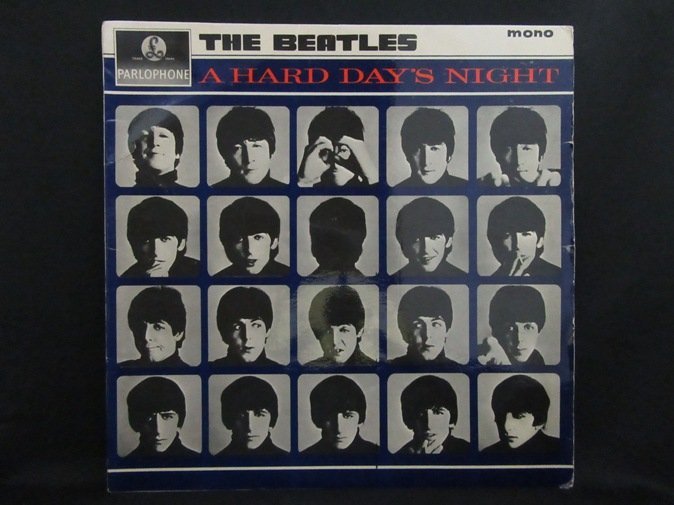 BEATLES☆A Hard Day's Night UK Y/B P | JChere雅虎拍卖代购