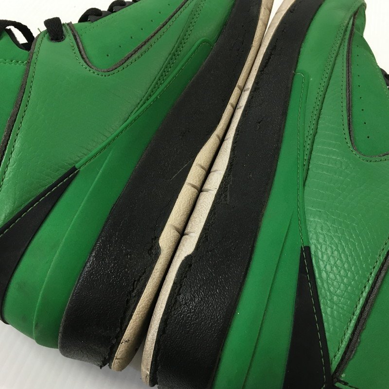 TEI【ジャンク品】 NIKE 395709-301 AIRJORDAN 2 RETRO QF CLASSIC GREEN サイズ 27.5cm 鑑賞用 ジャンク 〈160-230818-YO-17-TEI〉_画像10