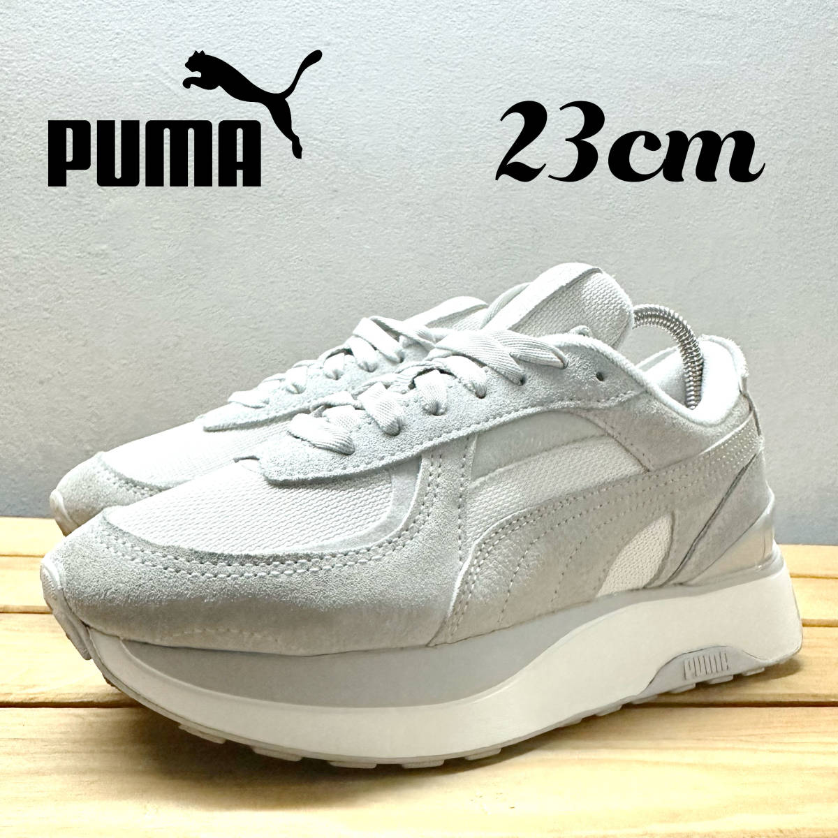 トップ Rider Cruise PUMA 美品 First 386283-01 スニーカー 23cm