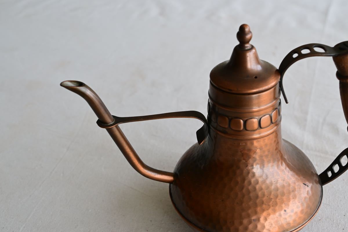 PEARL ROSE COPPER ティーポット 銅製 オシャレ レトロ ヴィンテージ アンティーク風 コーヒーポット