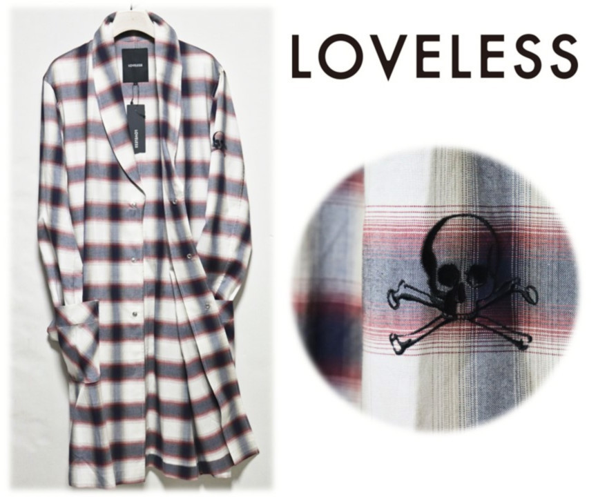 31 900円新品タグ付き【LOVELESS ラブレス】袖にスカル刺繍 31 900円新品タグ付き【LOVELESS ラブレス】袖にスカル刺繍