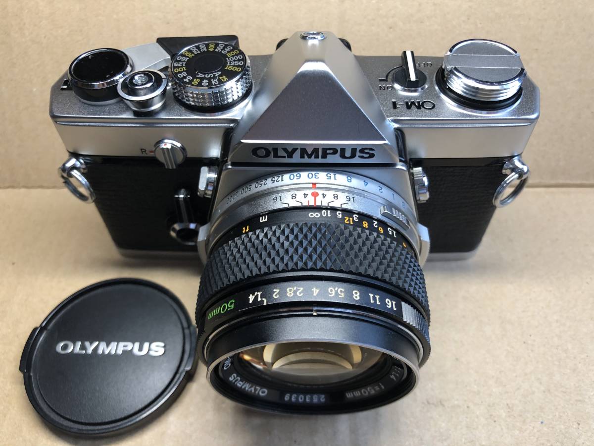 ヤフオク! - OLYMPUS OM-1 シルバー オリンパス フィルムカ...