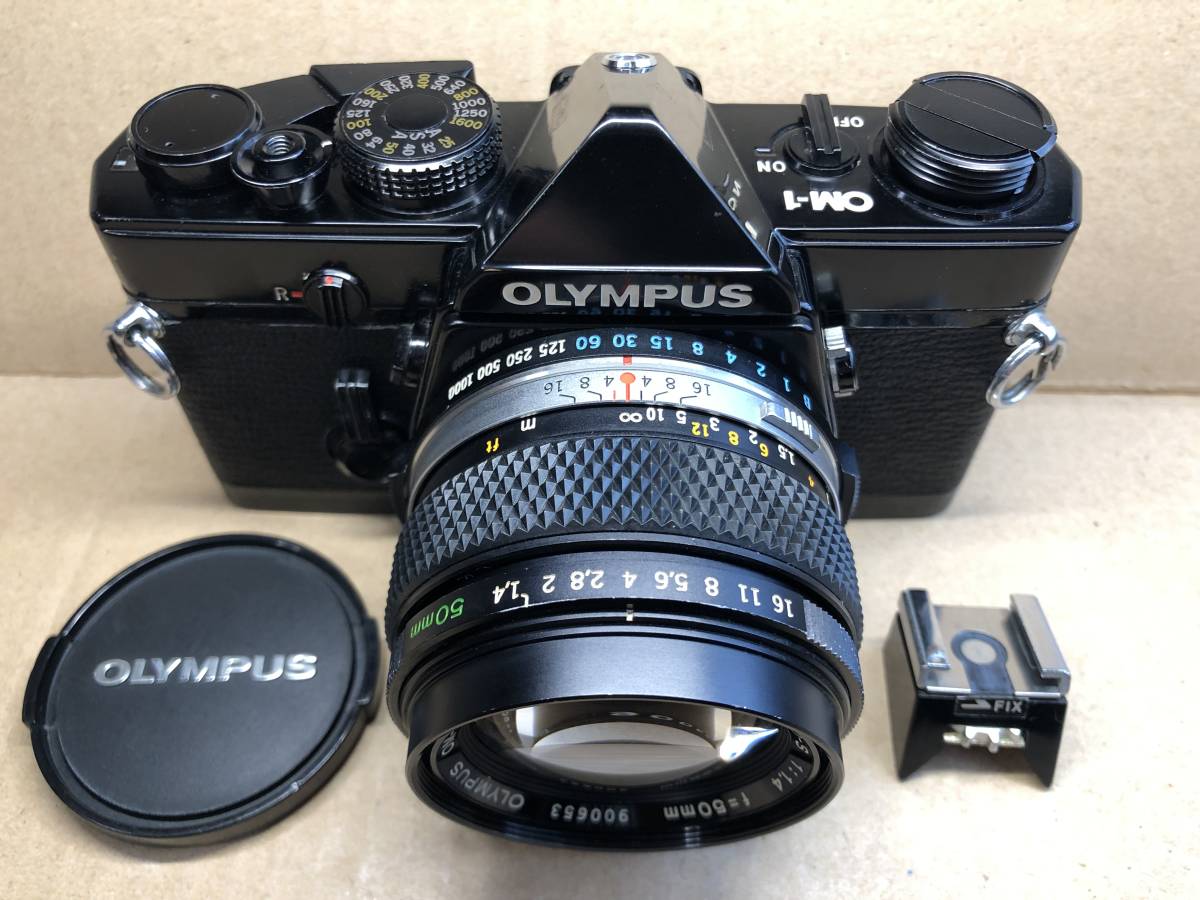 OLYMPUS OM-1 ブラック オリンパス フィルムカメラ MF一眼レフ OM