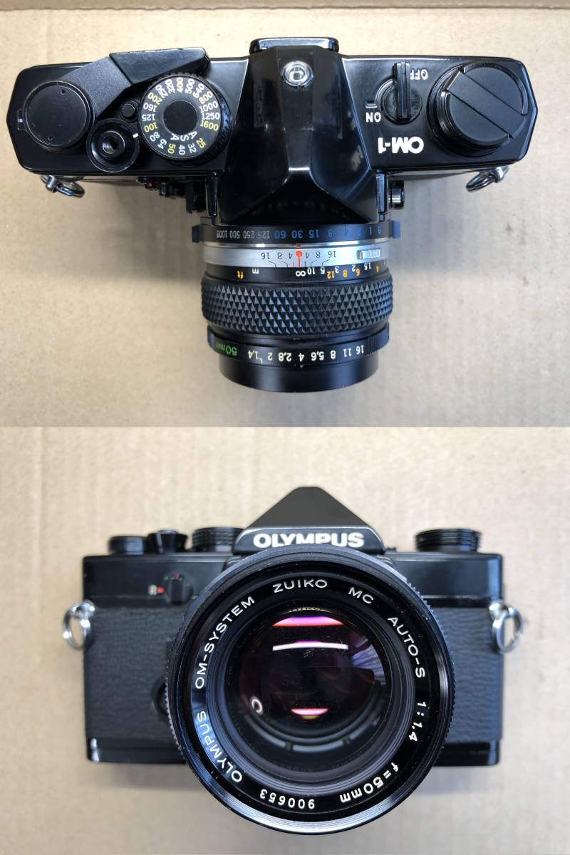 OLYMPUS OM-1 ブラック オリンパス フィルムカメラ MF一眼レフ OM