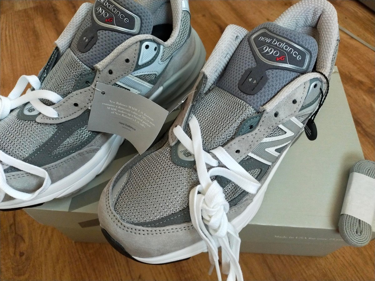 New Balance WMNS 990V6 Gray 25.5cm W990GL6_画像1