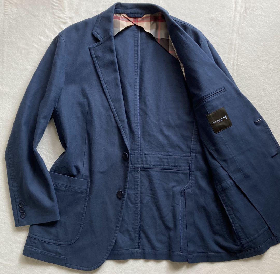 大人気新品 LONDON MACKINTOSH ロンドン マッキントッシュ リネン ネイビー ストレッチ【LL】大きいサイズ テーラードジャケット 麻混 XLサイズ以上 大人気新品 LONDON MACKINTOSH ロンドン マッキントッシュ リネン ネイビー ストレッチ【LL】大きいサイズ テーラードジャケット 麻混 XLサイズ以上