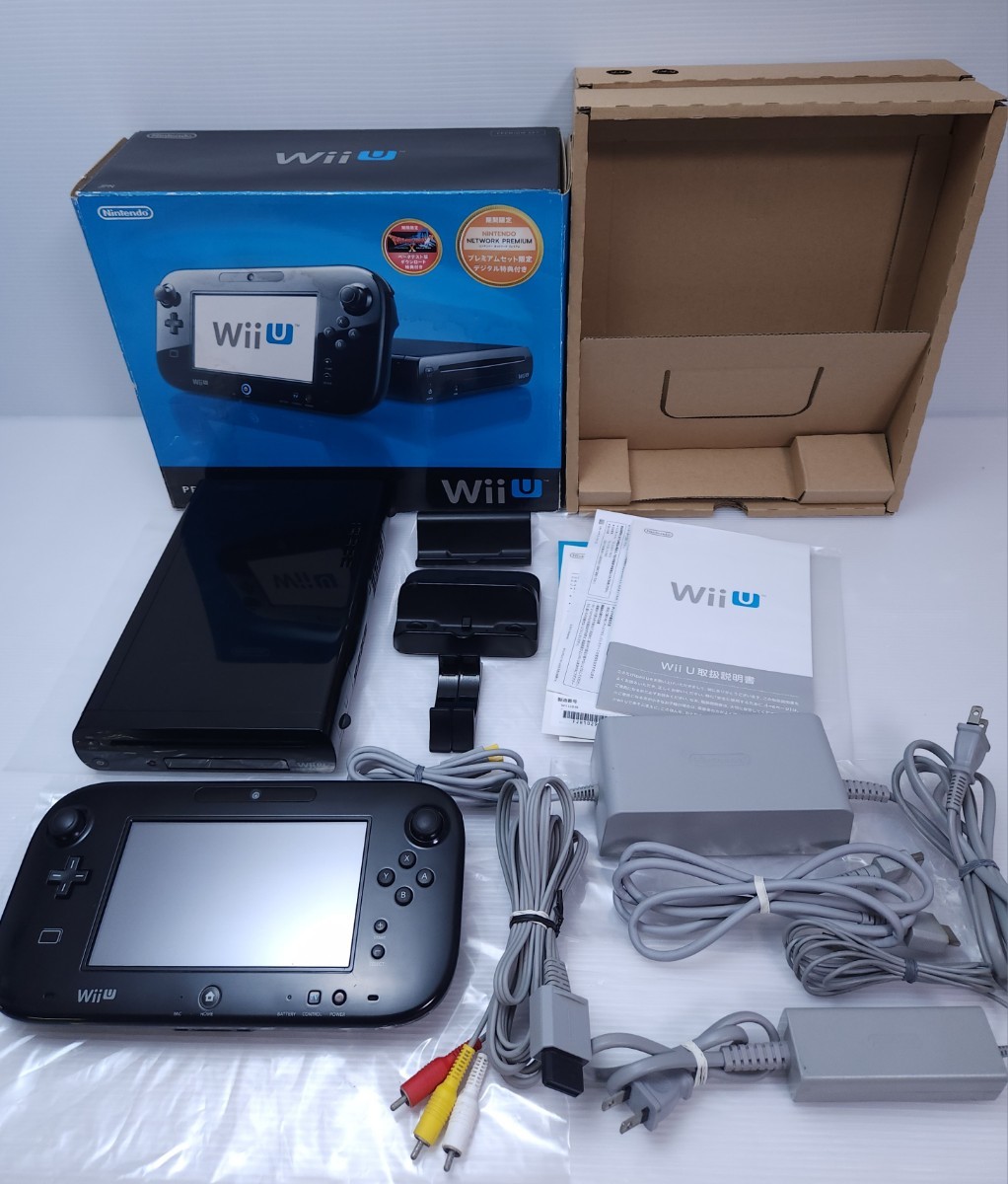 美品 任天堂 Nintendo WiiU Wii U 本体 32GB WUP-101 GamePad WUP-010
