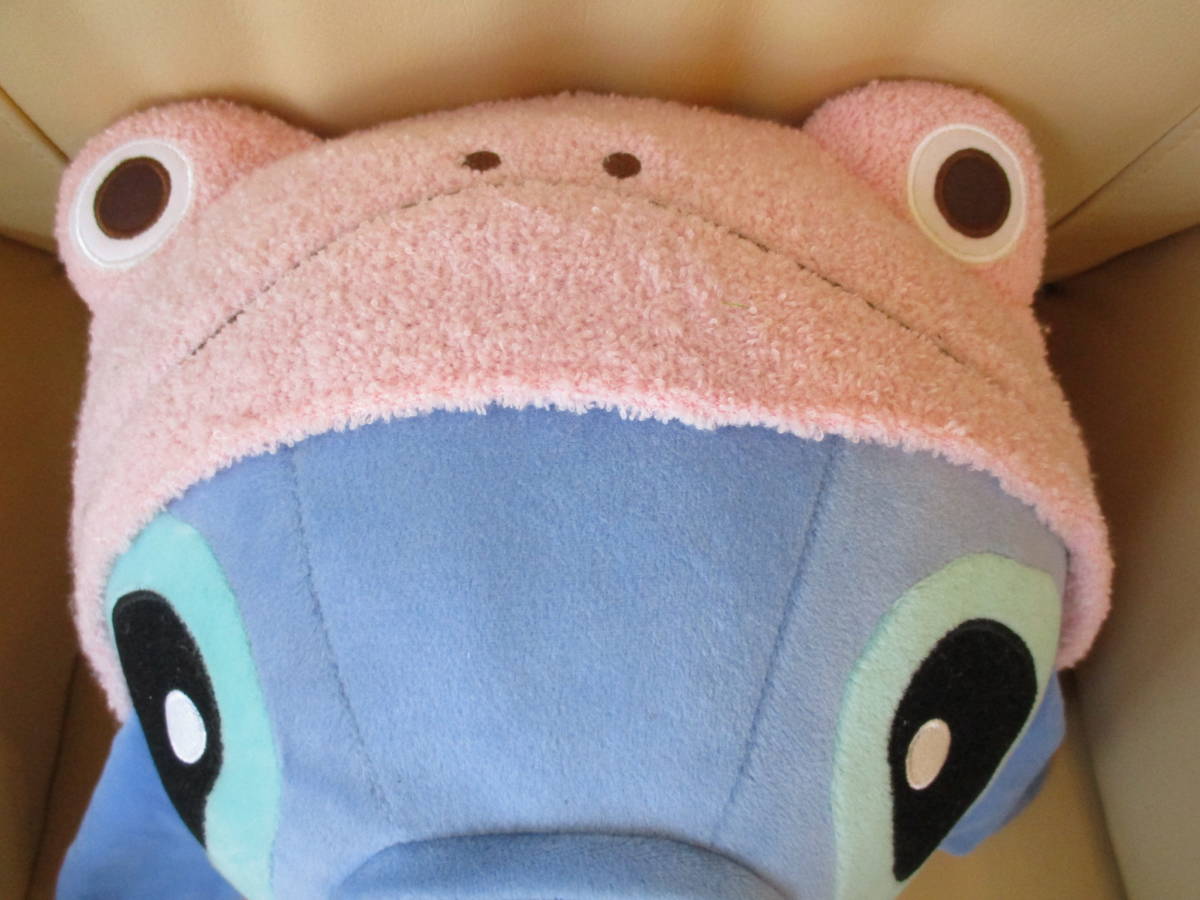 ■Disney StitcH【スティッチ★ピンク かえる かぶりもの /ネクタイ】カエル 蛙 着ぐるみ ぬいぐるみ お人形 足の裏;Stitch_画像10