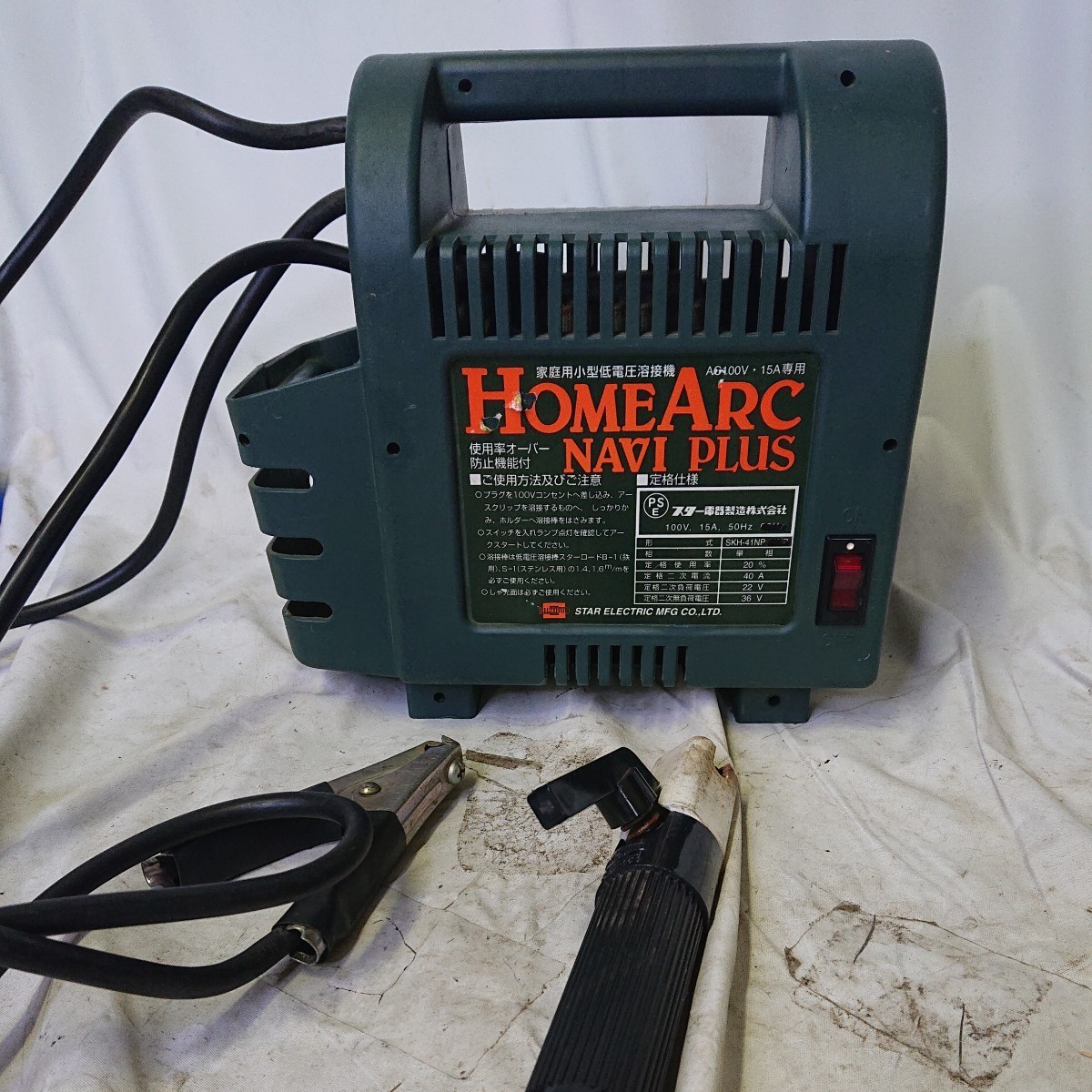 現状品】スター電器HOME ARC NAVI PLUS 家庭用小型低電圧溶接機AC100V