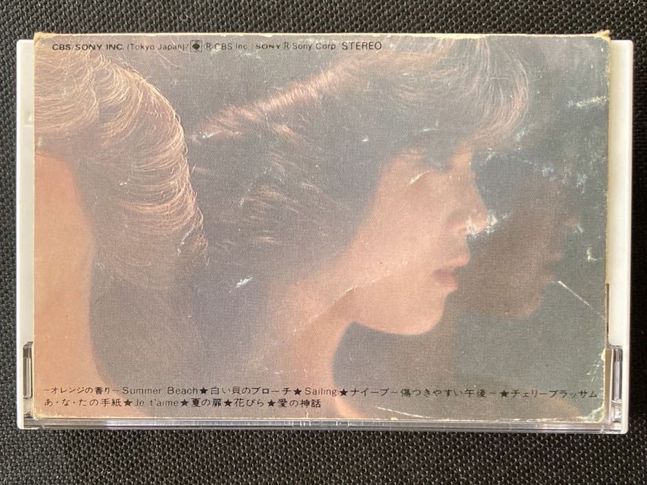 送料100円～■松田聖子 ■silhouette 夏の扉■40年前の中古カセットテープ■全画像を拡大して必ずご確認願いますの画像2