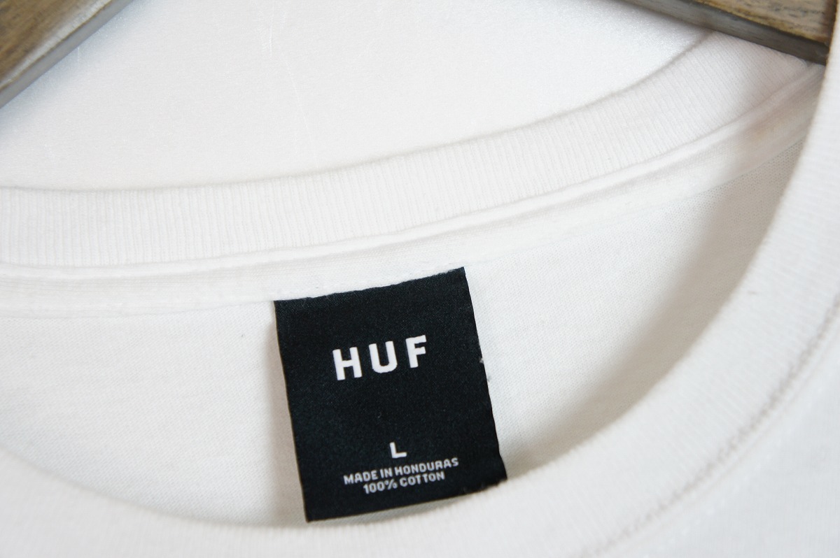 HUFハフ FOUR＆TWENTY 半袖Tシャツ カットソー 420PLANT LIFE ホワイト白811Nの画像6
