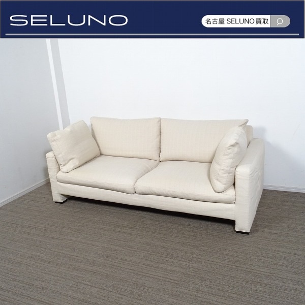 ★SELUNO★モデルルーム展示美品 TERASOH テラソー IDC大塚家具取扱い CUENTO クエント 3人掛けソファ 23万 (アクタスコンランフクラ_画像1