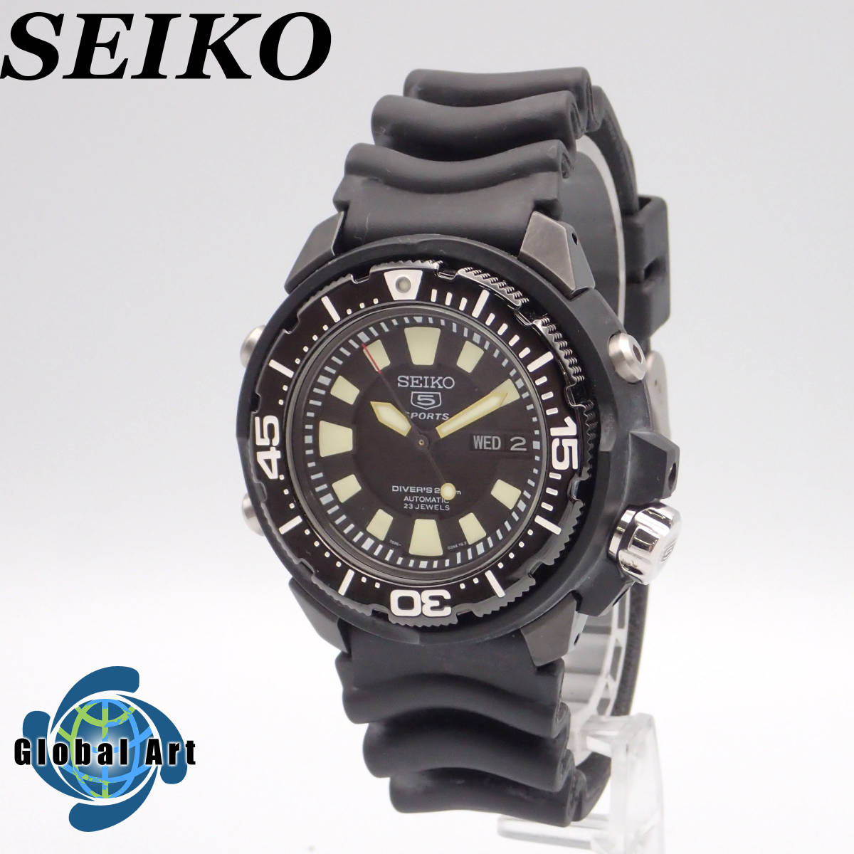 う07114/SEIKO セイコー/5スポーツ/自動巻/メンズ腕時計/ダイバーズ