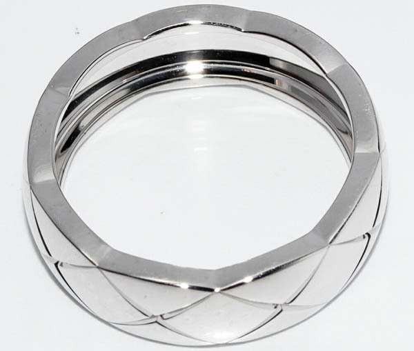 シャネル 指輪 K18WG ココクラッシュリング ミディアムモデル J10570_画像3