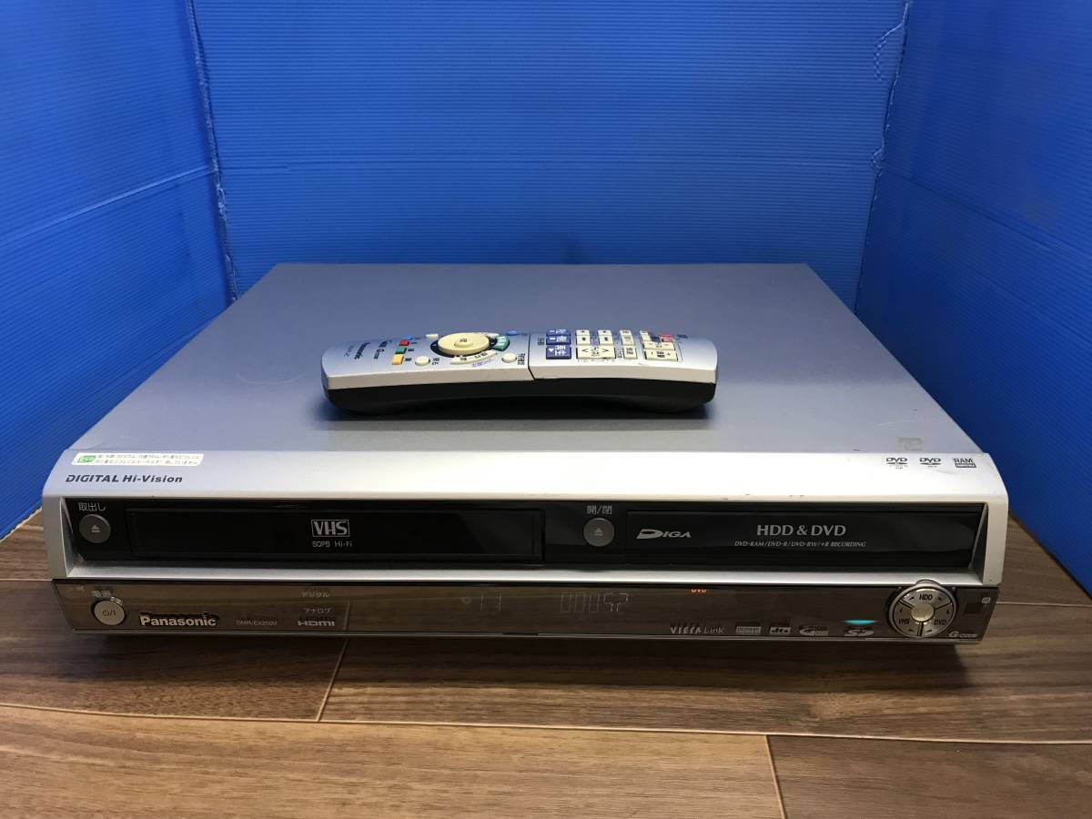 最前線の パナソニック ビデオ一体型 純正リモコン付 中古品B-6665 DMR
