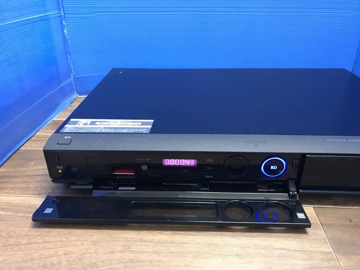 シャープ AQUOS ブルーレイディスクレコーダー BD-HDS43 中古品B-8920_画像2