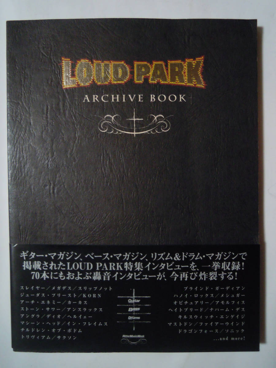 LOUD PARK ARCHIVE BOOK('11)ヘヴィメタルフェスティバル;メガデス,スレイヤー,ジューダスプリースト…海外デスメタルパンクロックバンド_画像1