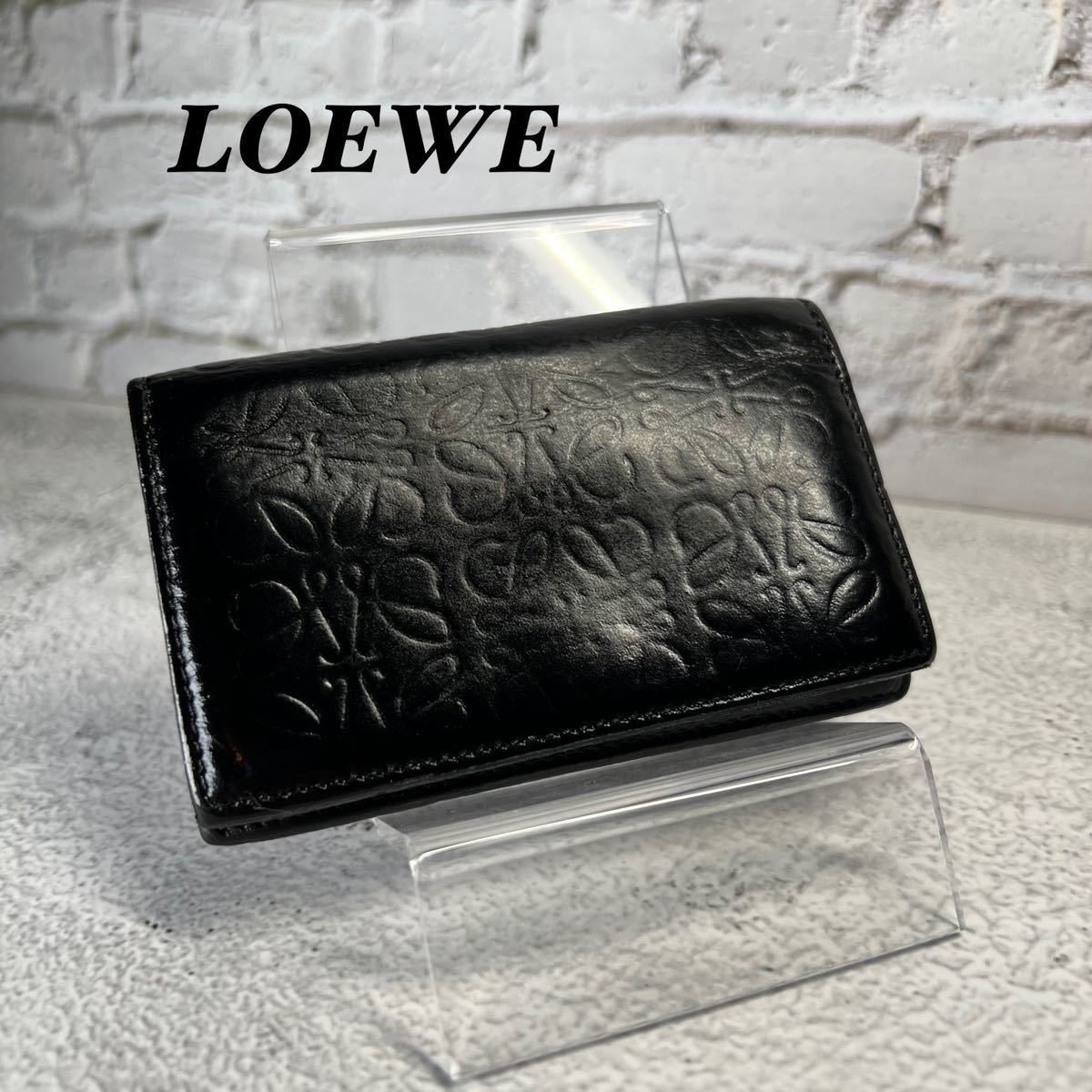 超歓迎された ロエベ LOEWE カードケース 名刺入れ アナグラム