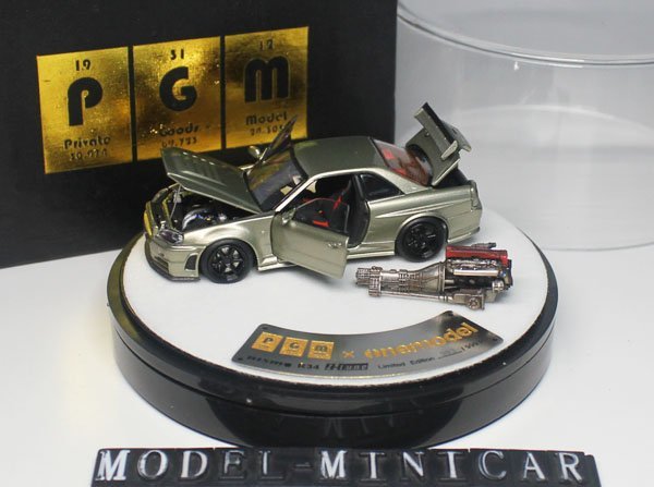Pgm Onemodel 1:64 Gtr R34 Metal Model Car Gifts - AliExpress