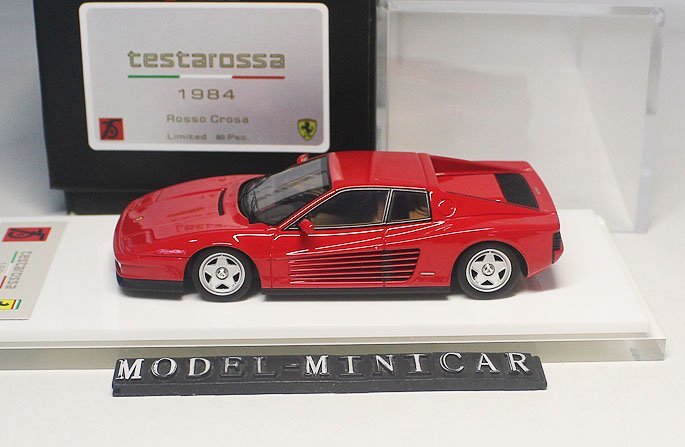 激安ブランド 1984 テスタロッサ Testarossa Ferrari フェラーリ 1/43 ▲超希少!世界限定60台!DMH 赤 Model Resin 新品 BBR 激安ブランド 1984 テスタロッサ Testarossa Ferrari フェラーリ 1/43 ▲超希少!世界限定60台!DMH 赤 Model Resin 新品 BBR