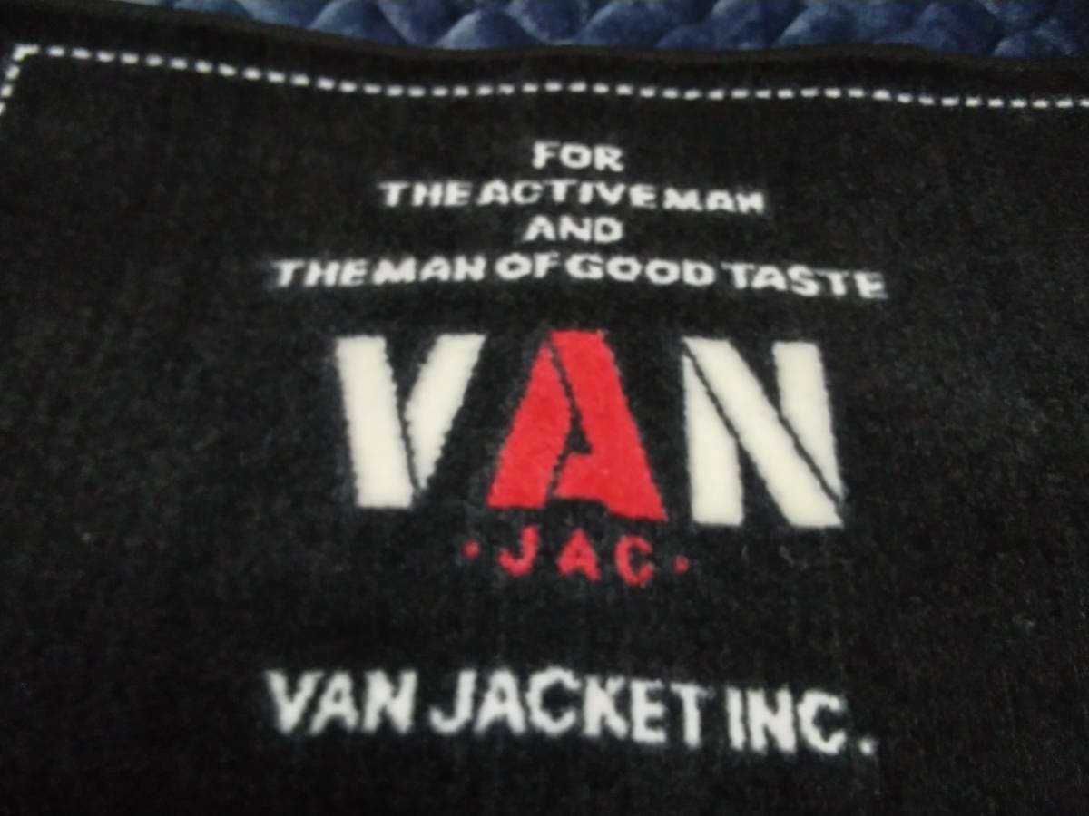 VAN JAC 　70年代アーカイブシリーズVANロゴフロアマット　ブラック　新品未使用　　　J.PRESS kent　　アイビー　トラディショナル_画像2