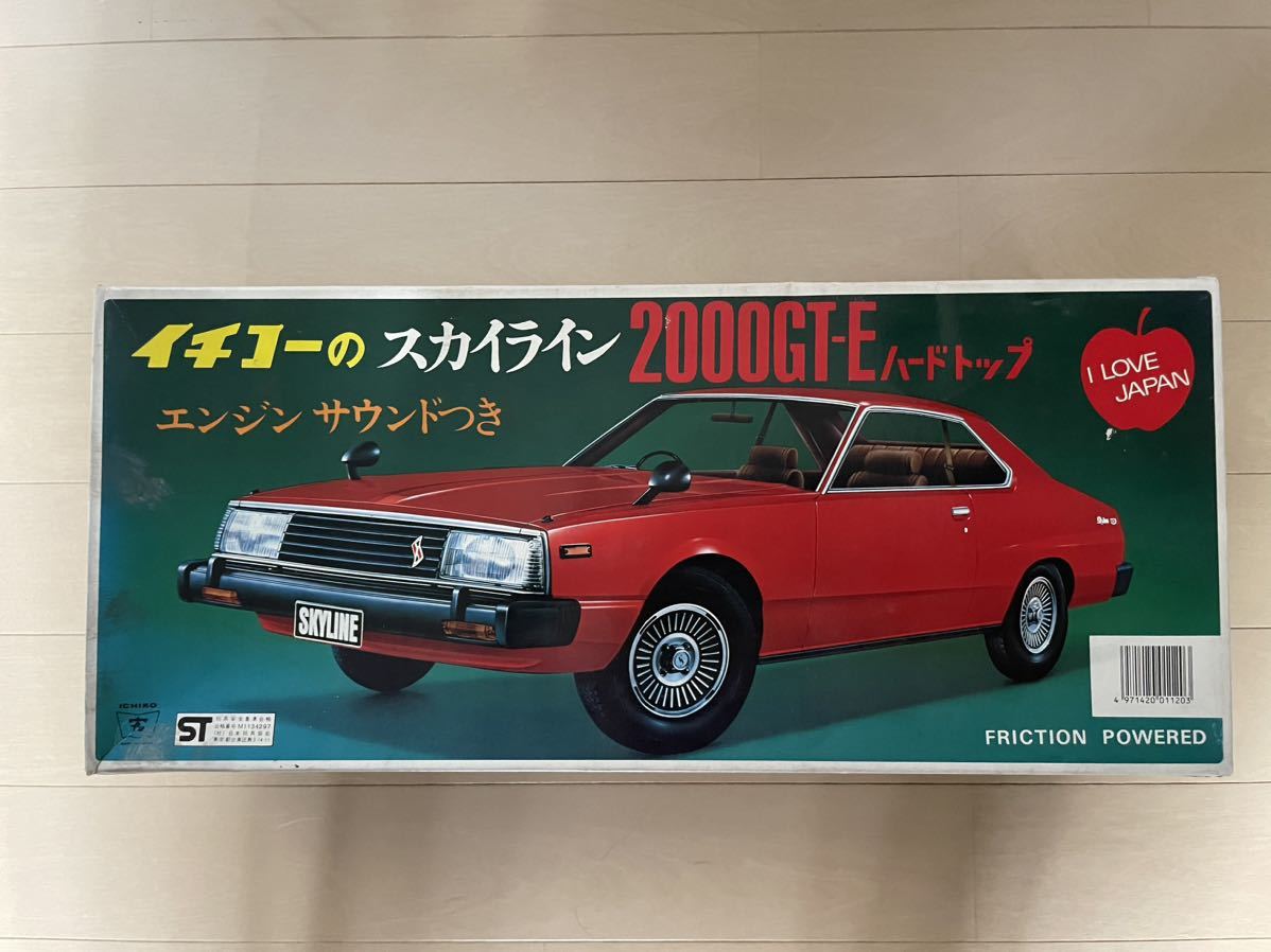 時代物【デット品】イチコー VW ワーゲンバス ポリス 箱付 ブリキ 昭和