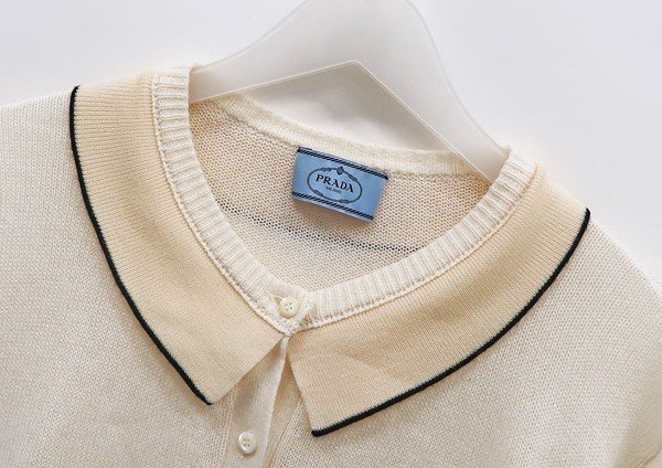 ◇美品【PRADA プラダ】コットン・ウール カーディガン 38 の商品詳細