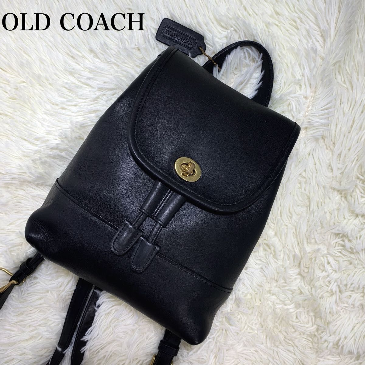 超美品 COACH オールドコーチ アメリカ製 バックパック リュック