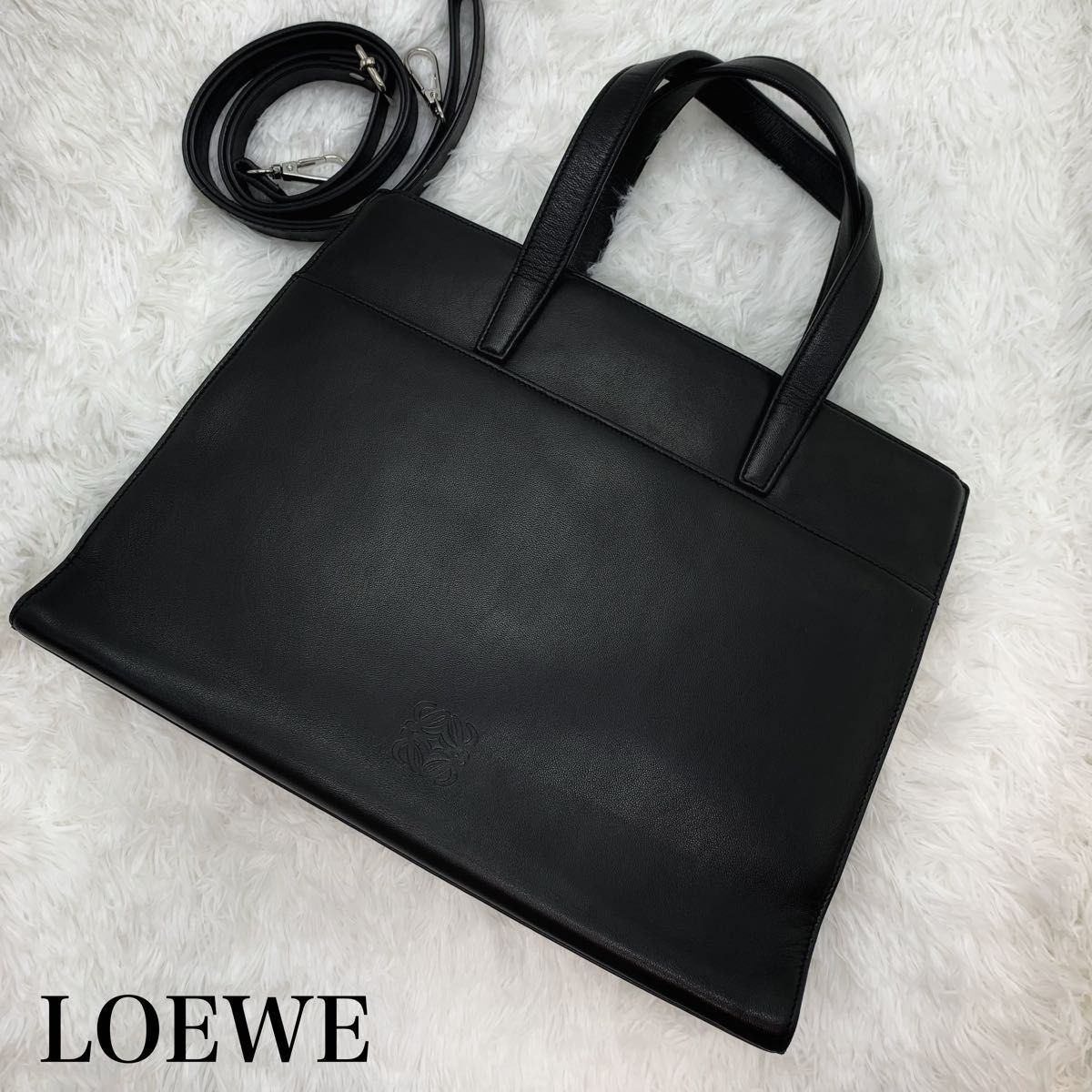 美品 LOEWE ロエベ 2wayハンドバッグ ショルダーバッグ アナグラム