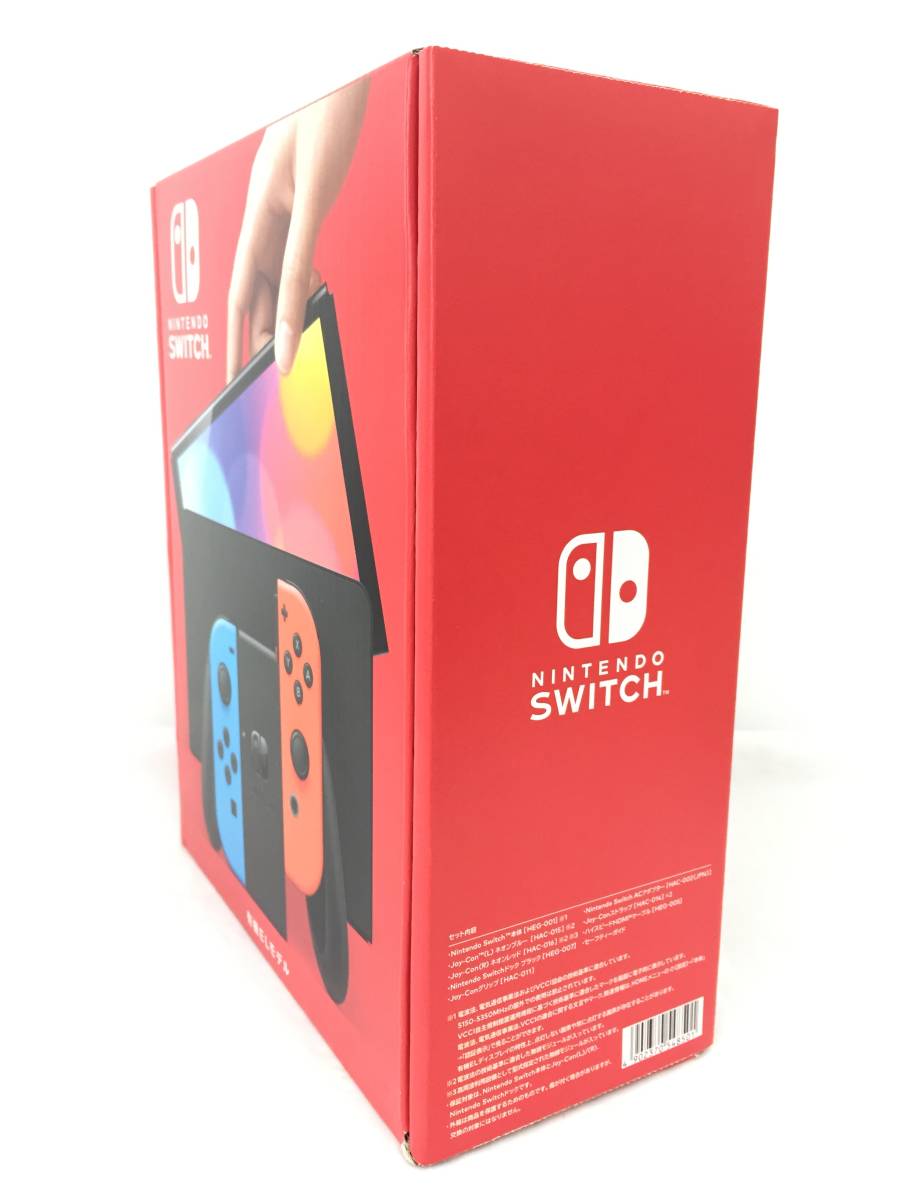 ニンテンドースイッチ本体 ネオン 新品未使用 保護フィルム付 保証印なし-