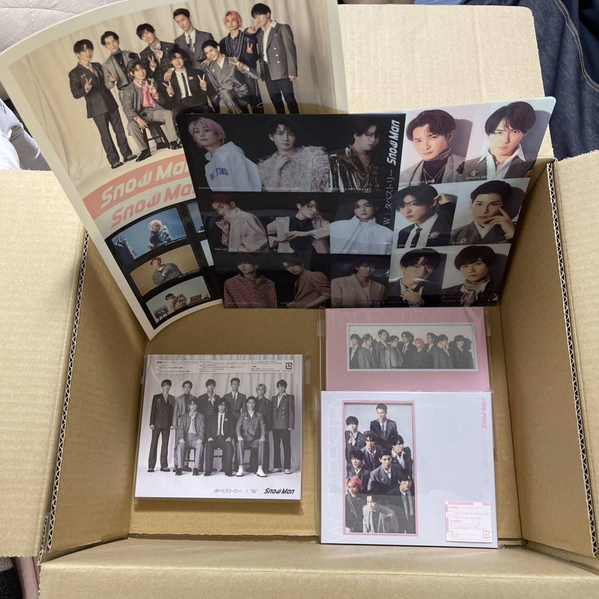 タペストリー/W CD3形態+特典3セットSnowMan新品未開封-日本代購代Bid