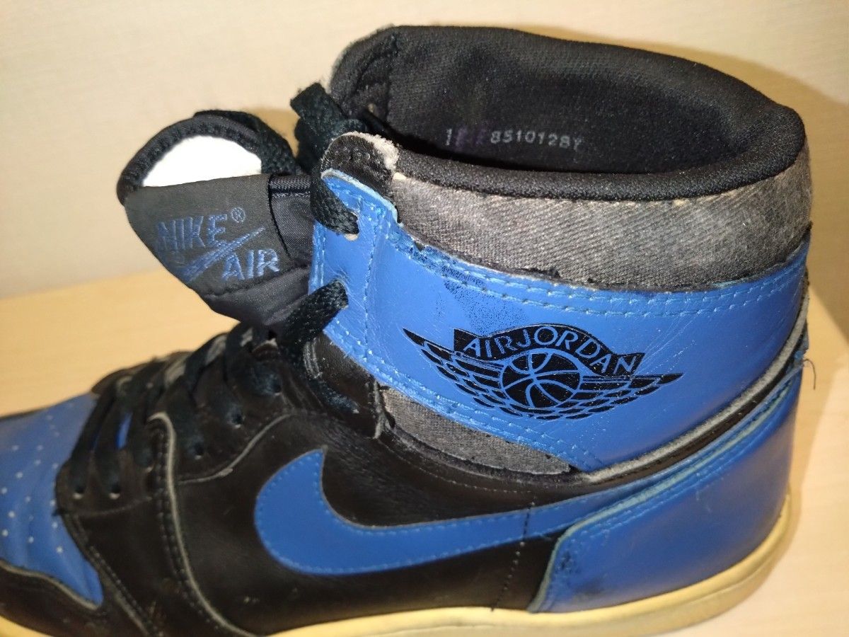 Air Jordan 1 黒×青 1985 オリジナル|Yahoo!フリマ(旧PayPay Air Jordan 1 黒×青 1985 オリジナル|Yahoo!フリマ(旧PayPay