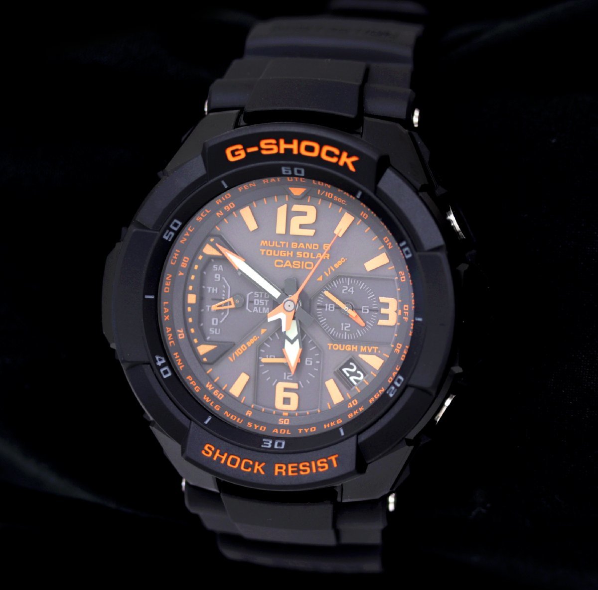 経典ブランド カシオ G-SHOCK Gショック グラビティマスター GW-3000B
