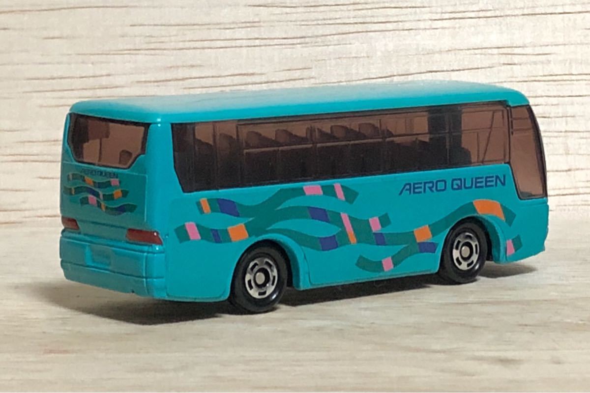 赤箱 トミカ 1 三菱ふそう エアロクイーン 観光バス ブルー 青 エアロクィーン エアロバス エアロ MS MS8 FUSO AERO QUEEN bus バス 模型_画像2