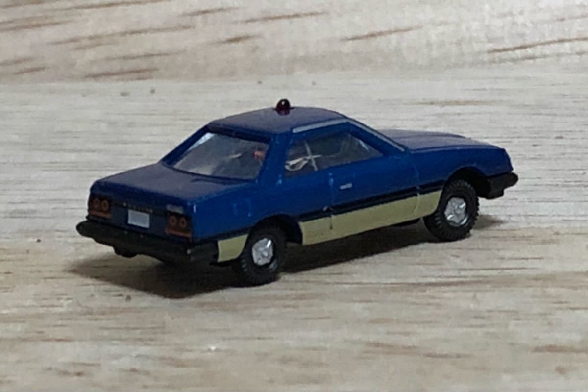  The * car collection 2. Secret Nissan Skyline R30 mask patrol car blue blue 1/150 car kore minicar model patrol car car 