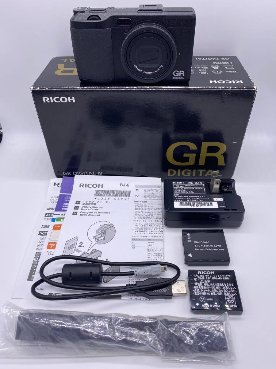 贅沢品 デジタルカメラ 【ジャンク】RICOH GR IV DIGITAL リコー