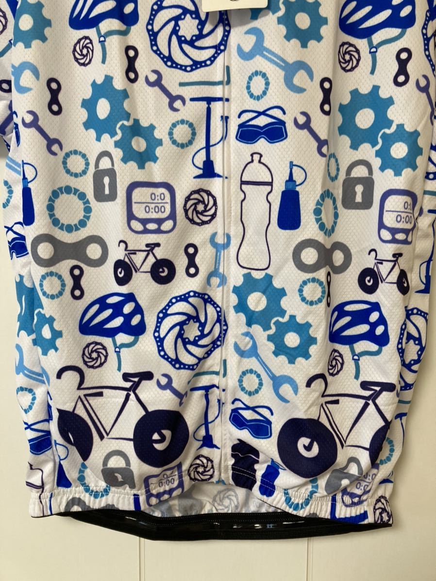  cycle jersey bicycle pattern XL size new goods 