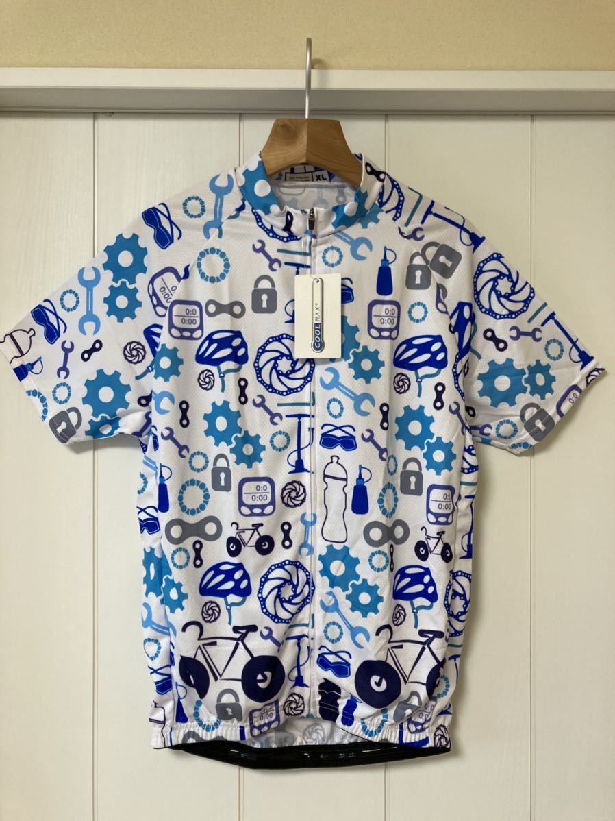  cycle jersey bicycle pattern XL size new goods 