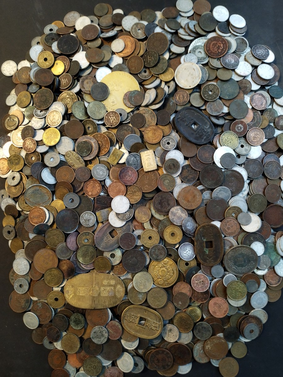 A31 6.16kg 1円スタート 日本古銭各種大量おまとめ 金貨銀貨 | JChere