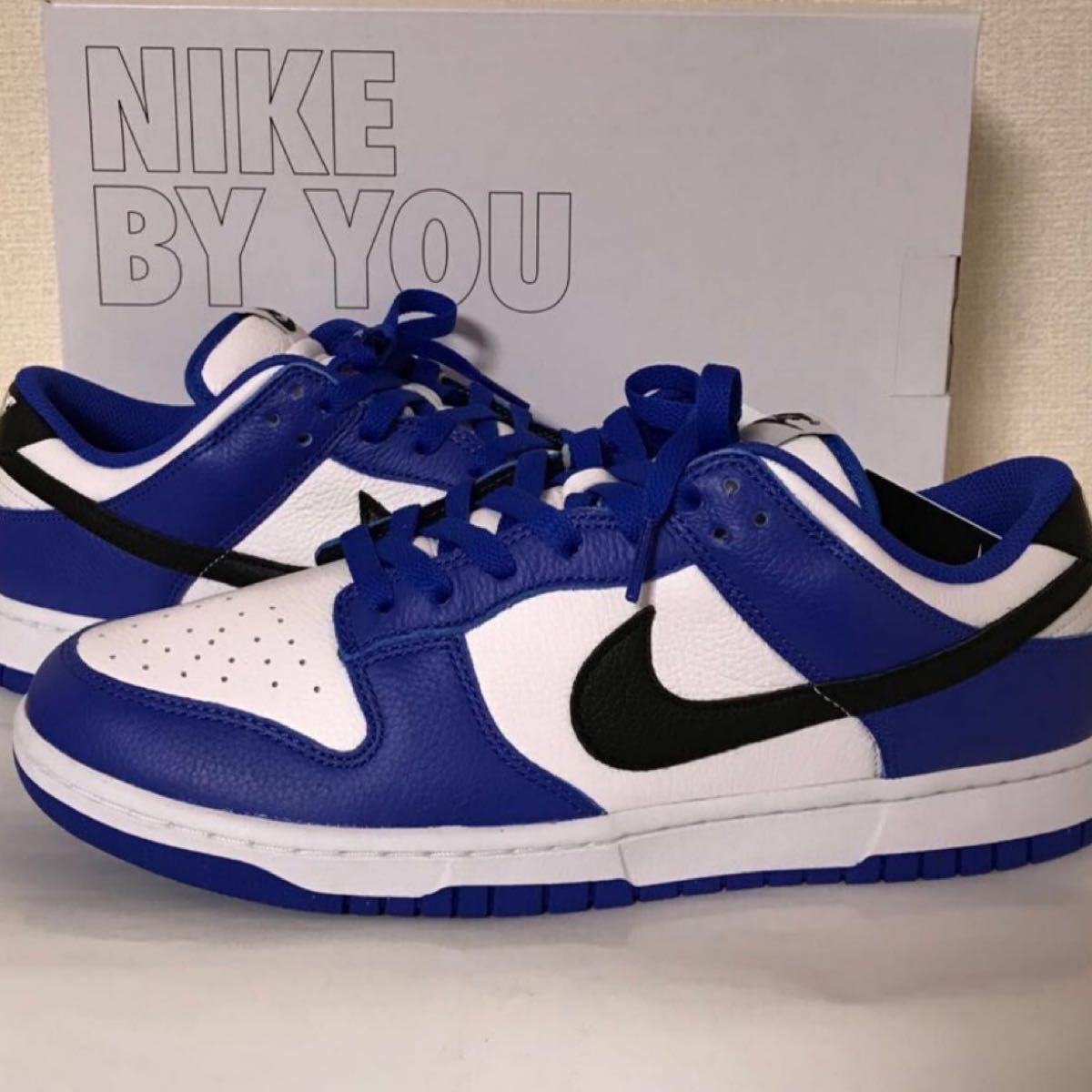 新品 28cm NIKE DUNK LOW BY YOU ブルー×ブラック×ホワイト