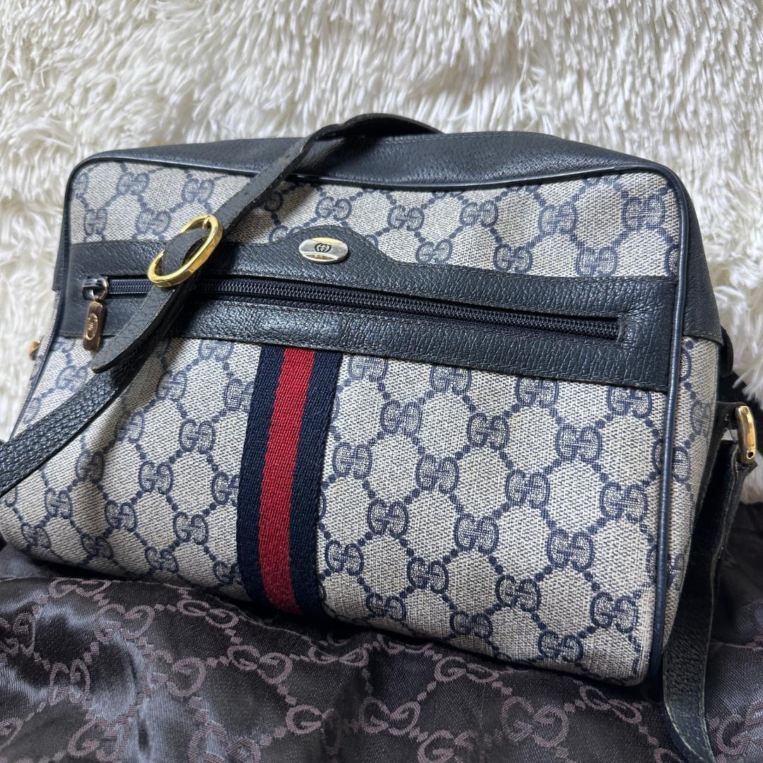 GUCCI オールドグッチ ショルダーバッグ シェリーライン アクセコ