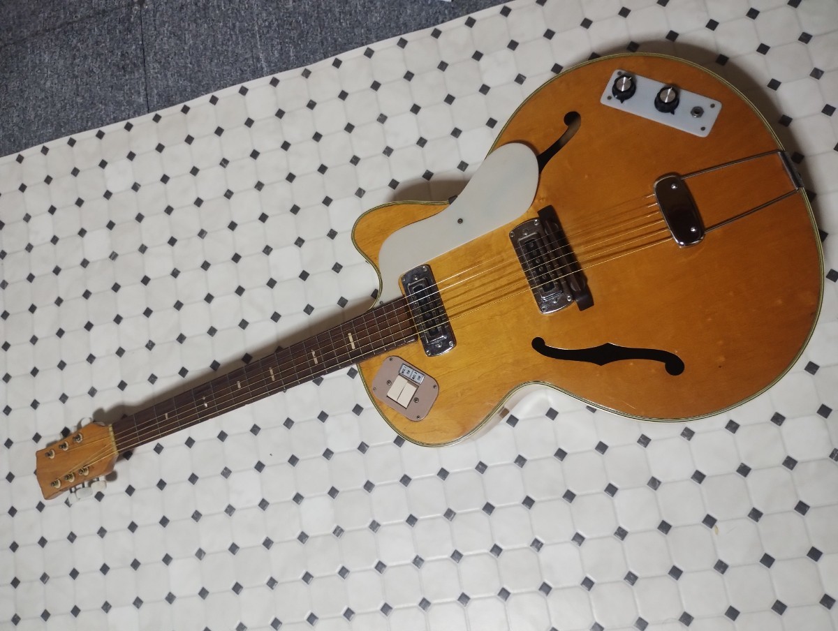 TEISCO model 15 フルアコ ビザール ギター エレアコ TEISCO model 15 フルアコ ビザール ギター エレアコ