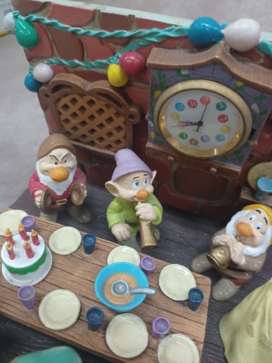 白雪姫と七人の小人 ディズニー Disney インテリア小物 コレクション 可愛い 横約18.5cm×奥行き13.5cm キャラクター 奈良発 直接引取り可_画像5