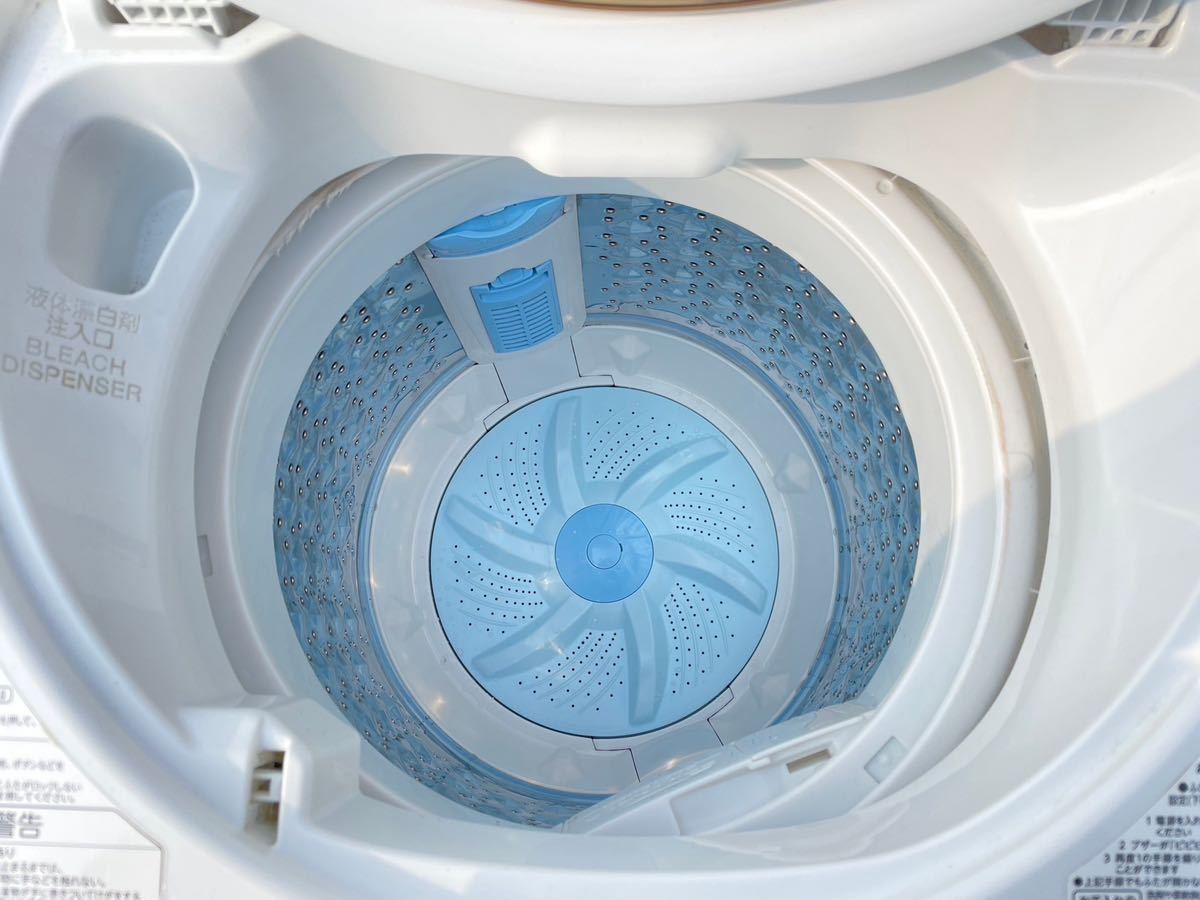 引き取り可能！東芝 全自動電気洗濯機 2019年製 洗濯脱水7kg AW-7G8