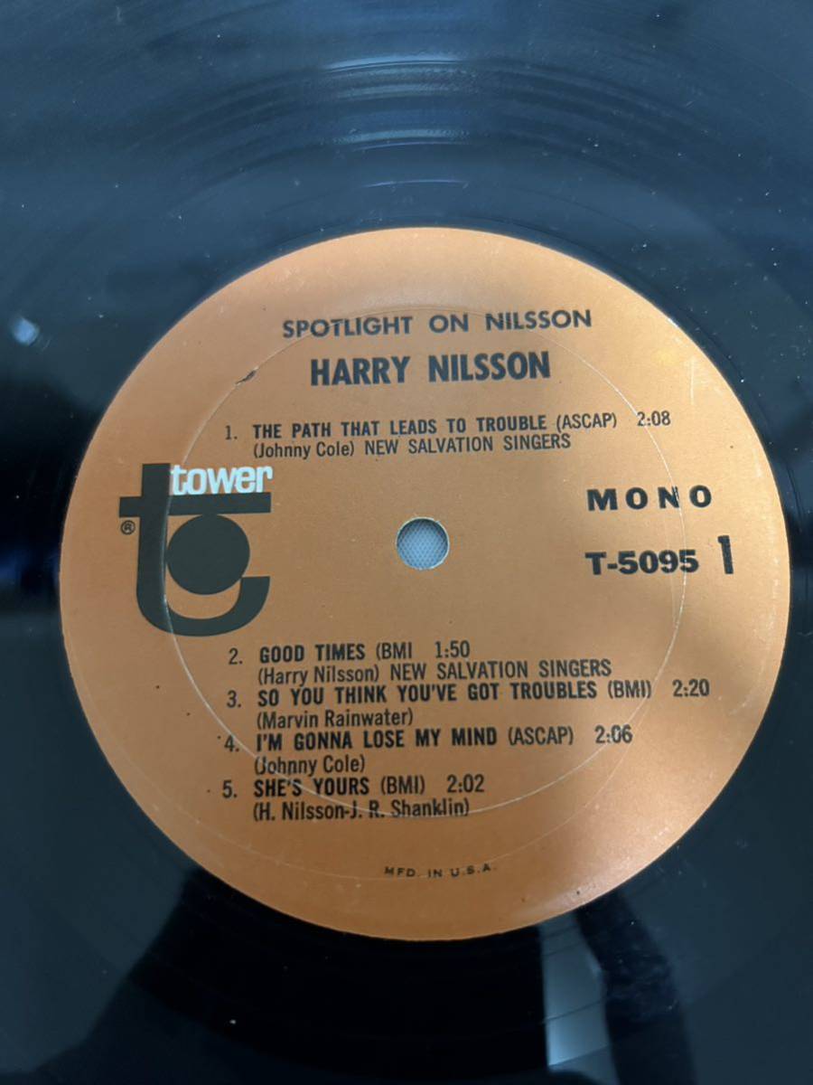 ◎L158◎LP レコード HARRY NILSSON ハリー・ニルソン/SPOTLIGHT ON NILSSON/T-5095/USオリジナル盤_画像4