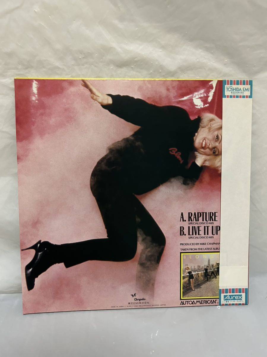 ◎L283◎LP レコード ブロンディ Blondie/ラプチュアー Rapture/WWS-27002_画像2