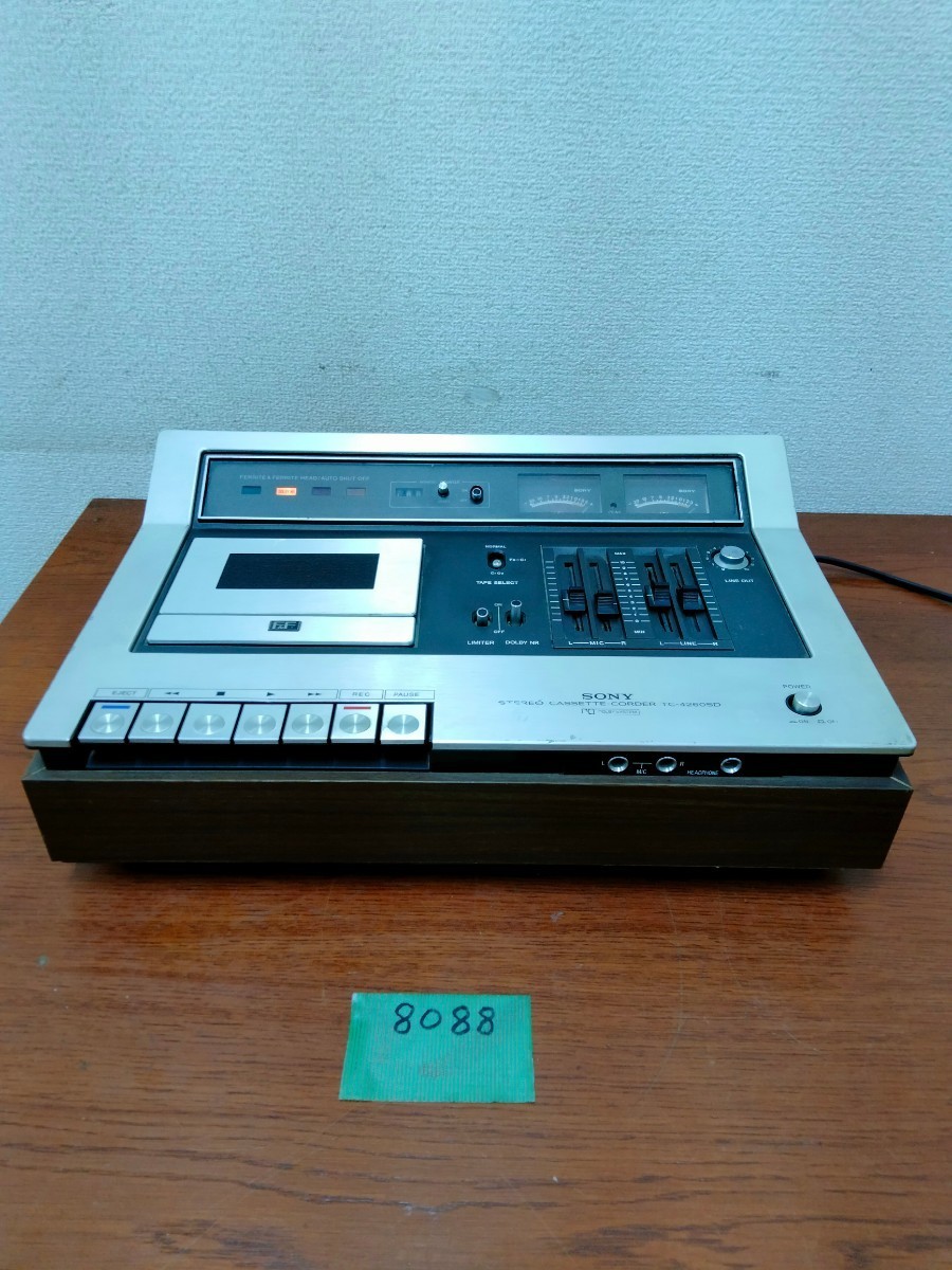 2022超人気 8088SONY/ソニー ステレオカセットデッキ レコーダー オーディオ機器 TC-4260SD通電確認済み、ジャンク扱い 一般 2022超人気 8088SONY/ソニー ステレオカセットデッキ レコーダー オーディオ機器 TC-4260SD通電確認済み、ジャンク扱い 一般