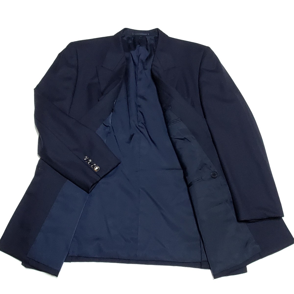 Aquascutum アクアスキュータム メンズ ネイビー テーラード Aquascutum アクアスキュータム メンズ ネイビー テーラード